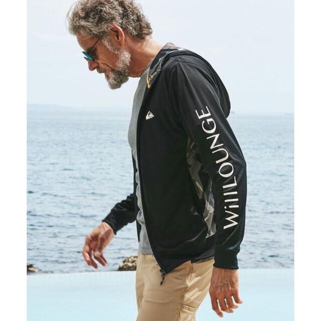 ☆QUIKSILVER x WillLOUNGE ナノユニバース ロゴ パーカー 2