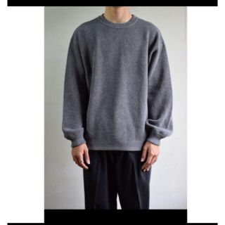 コモリ(COMOLI)のcrepuscule クレプスキュールMoss stitch L/S sweat(ニット/セーター)