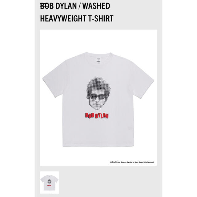 WACKO MARIA(ワコマリア)の木村拓哉 WAKO MARIA BOB DYLAN T-SHIRT メンズのトップス(Tシャツ/カットソー(半袖/袖なし))の商品写真