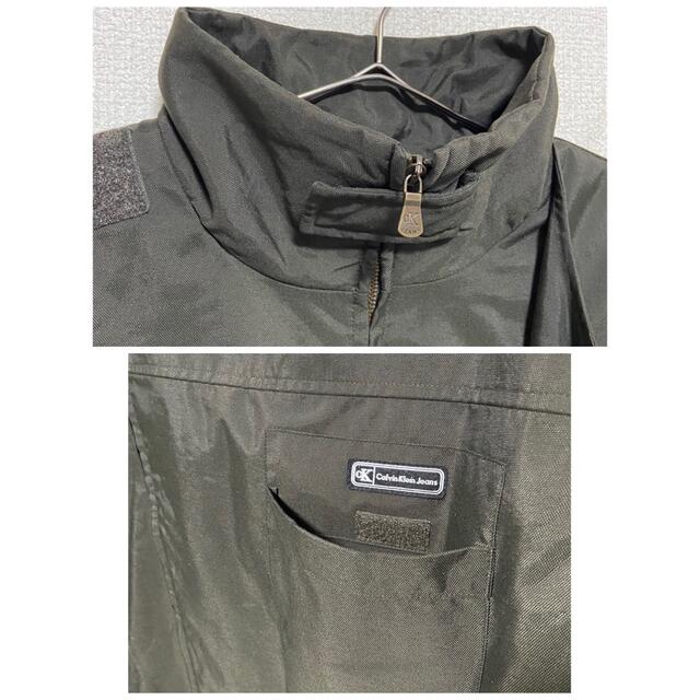 超希少 00s ck jeans 変型 テック 中綿 パデットナイロンジャケット