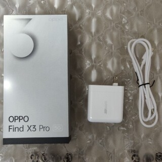 オッポ(OPPO)のOPPO find x3 pro ホワイト(スマートフォン本体)