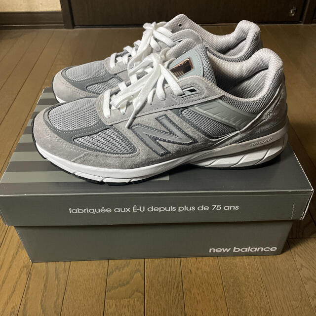 【new balance】990v5 グレー　27.5㎝