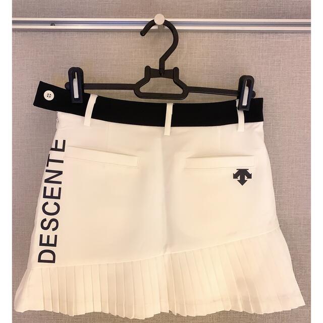 Mサイズ平置き素人採寸色デサント(DESCENTE) プリーツゴルフスカート！！