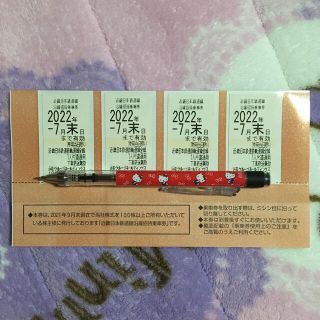 キンテツヒャッカテン(近鉄百貨店)の近鉄乗車券　4枚　近畿日本鉄道　近鉄　株主乗車券(その他)