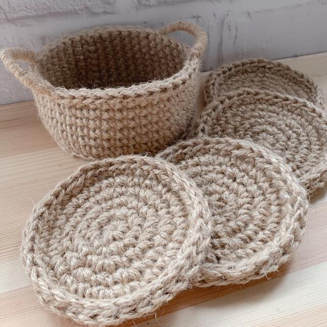 麻ひもコースター4枚 コースター入れセットの通販 By M1k0 O S Shop ラクマ 麻ひもコースター4枚 コースター入れセットの通販 By M1k0 O S Shop ラクマ