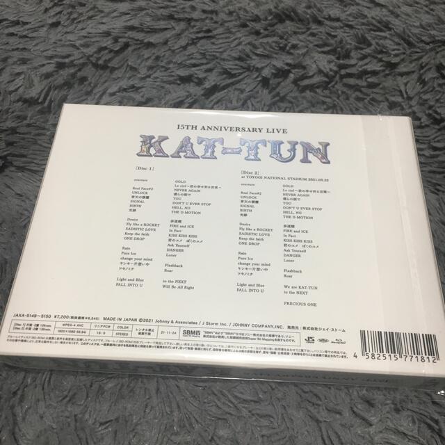 KAT-TUN(カトゥーン)の15TH　ANNIVERSARY　LIVE　KAT-TUN（初回限定盤1） Bl エンタメ/ホビーのDVD/ブルーレイ(ミュージック)の商品写真