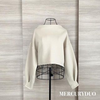 マーキュリーデュオ(MERCURYDUO)のMERCURYDUO マーキュリーデュオ　モックネックドルマンカットソー(カットソー(長袖/七分))