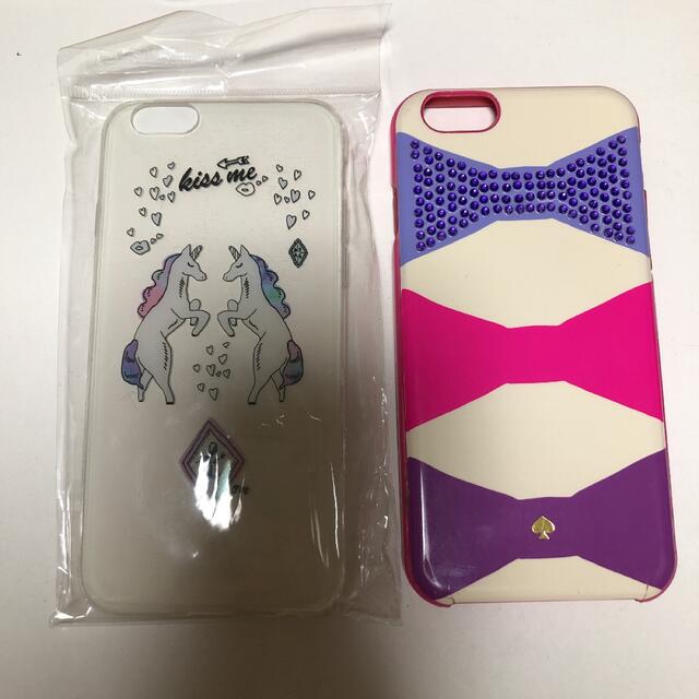 kate spade new york(ケイトスペードニューヨーク)のケイトスペード iPhone 6ケース&クリアケース2個SET スマホ/家電/カメラのスマホアクセサリー(iPhoneケース)の商品写真