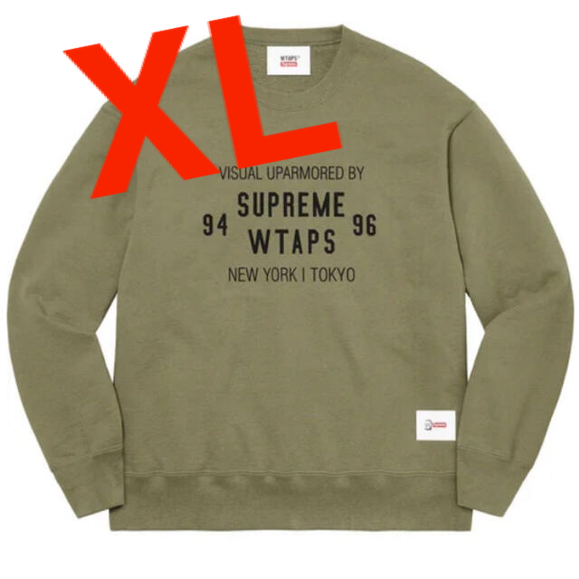 スウェットSupreme WTAPS Crewneck Light Olive