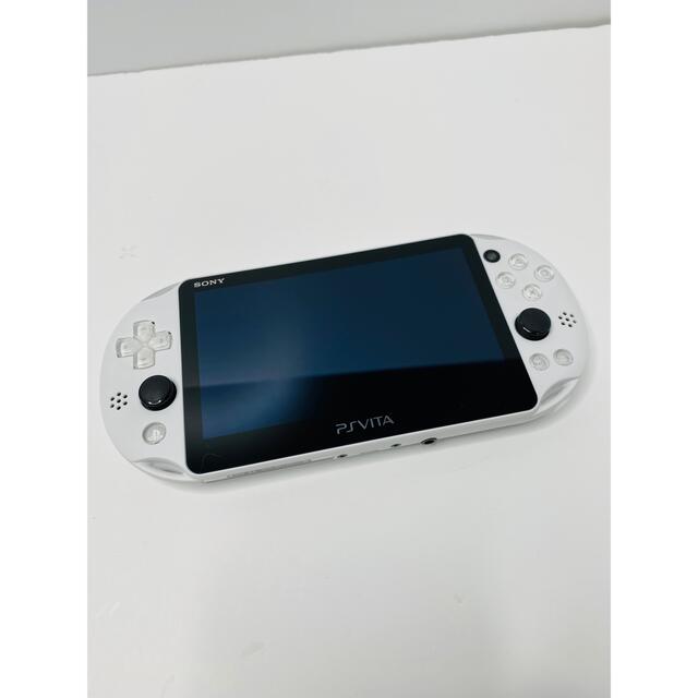 SONY psvita 本体 PCH-2000 ZA22 グレシャーホワイト - 携帯用ゲーム機本体