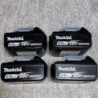 マキタ(Makita)のマキタ純正バッテリー 18v 6Ah BL1860 雪マーク 4個(工具/メンテナンス)