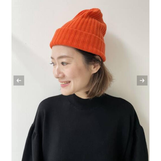 L'Appartement DEUXIEME CLASSE(アパルトモンドゥーズィエムクラス)のL'Appartement ◆ Cashmere knit Cap レディースの帽子(ニット帽/ビーニー)の商品写真