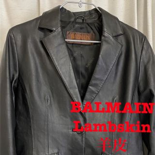 美品】BALMAIN バルマン テーラードジャケット 9号 黒 www.steaming