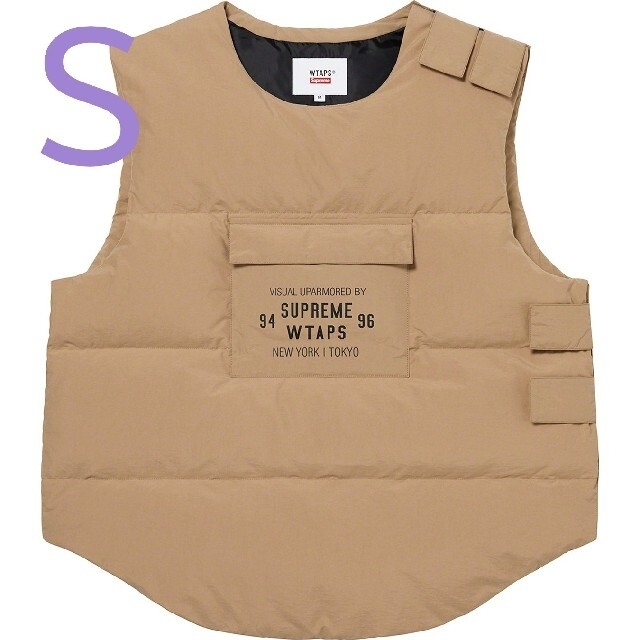 Supreme(シュプリーム)のSupreme WTAPS Tactical Down Vest tan メンズのジャケット/アウター(ダウンベスト)の商品写真