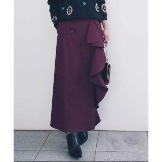 アメリヴィンテージ(Ameri VINTAGE)のAloha様専用！ Ameri FLARE RUFFLE CHINO PANTS(チノパン)