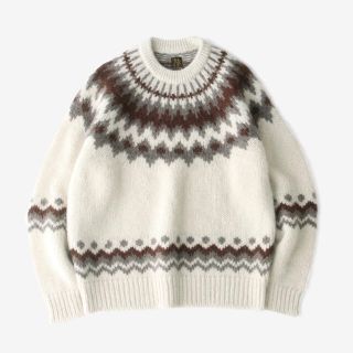 ビューティアンドユースユナイテッドアローズ(BEAUTY&YOUTH UNITED ARROWS)の＜BATONER＞MOHAIR NORDIC CREW NECK KNIT(ニット/セーター)