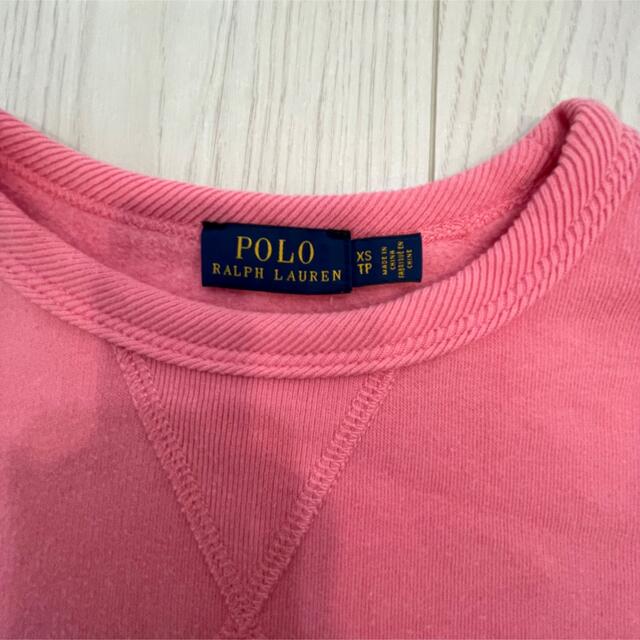 POLO RALPH LAUREN(ポロラルフローレン)のラルフローレン　レディース　美品☆トレーナー　ピンク レディースのトップス(トレーナー/スウェット)の商品写真