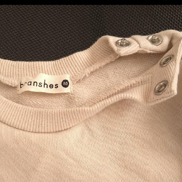 Branshes(ブランシェス)のブランシェス　ドッキングワンピース　チェック柄 キッズ/ベビー/マタニティのベビー服(~85cm)(ワンピース)の商品写真