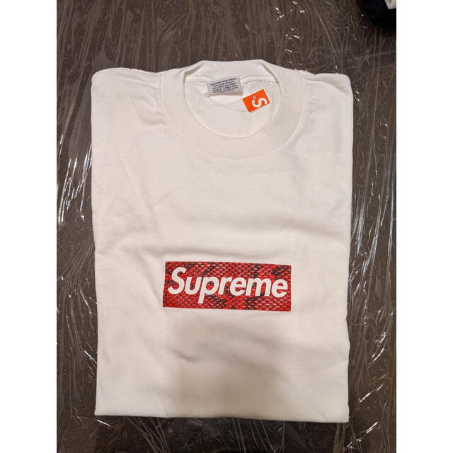 supreme box logo white L