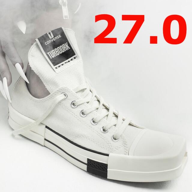 Rick Owens Drkshdw CONVERSE Turbodrk