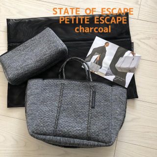 ロンハーマン(Ron Herman)の新品　STATE OF ESCAPE  プチエスケープ　charcoal(トートバッグ)