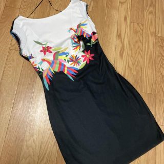 デシグアル(DESIGUAL)のデシグアル　S  鳥(ひざ丈ワンピース)