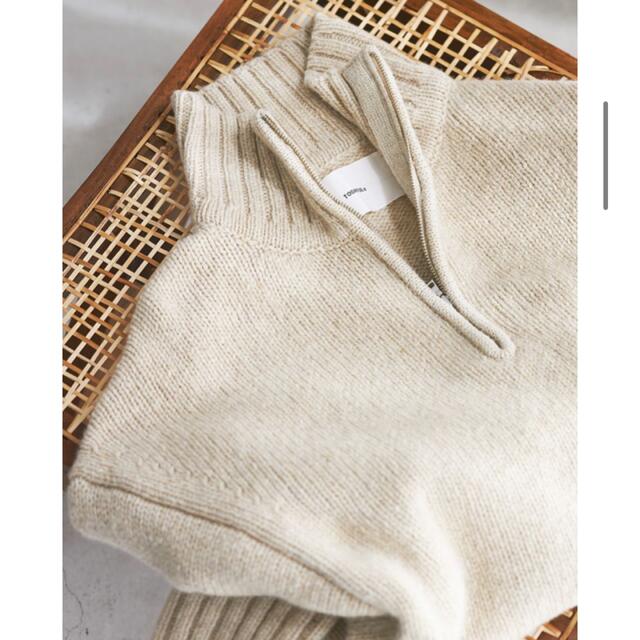 限定品人気 TODAYFUL Wool Zip Knit TODAYFUL 完売カラー ナチュラルの通販 by shop｜トゥデイフルならラクマ 