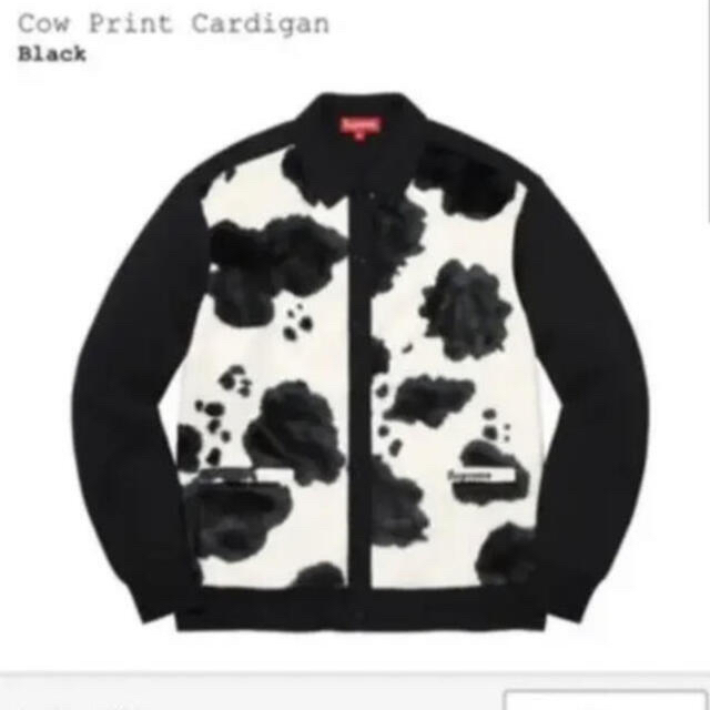 Supreme(シュプリーム)のSupreme Cow Print Cardigan Black XL メンズのトップス(カーディガン)の商品写真