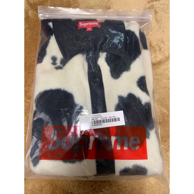 Supreme(シュプリーム)のSupreme Cow Print Cardigan Black XL メンズのトップス(カーディガン)の商品写真