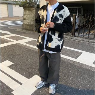 Supreme Cow Print Cardigan Black Lサイズ | angeloawards.com