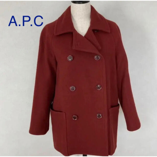 A.P.C(アーペーセー)のA.P.C ベーシック Pコート M相当 レディースのジャケット/アウター(ピーコート)の商品写真