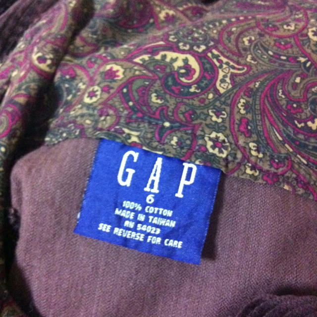 GAP(ギャップ)のGAP◎古着ジャンスカコーデュロイ焦茶 レディースのワンピース(ひざ丈ワンピース)の商品写真