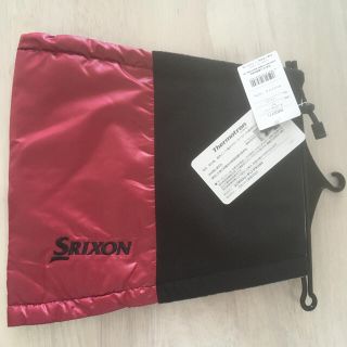 スリクソン(Srixon)の新品 SRIXON ネックウォーマー 黒 赤(ネックウォーマー)