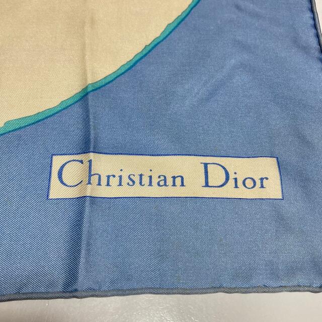 Christian Dior(クリスチャンディオール)のChristian Dior　スカーフ　大判　ディオール　カレ90　シルク　絹 レディースのファッション小物(バンダナ/スカーフ)の商品写真