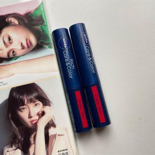 ニベア(ニベア)のNIVEA ニベアリッチケアカラーリップクリームr sheer Red (リップケア/リップクリーム)