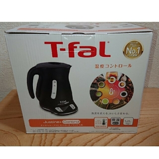 ティファール(T-fal)のティファール T-fal 電気ケトル ジャスティンプラスコントロール ブラック(電気ケトル)