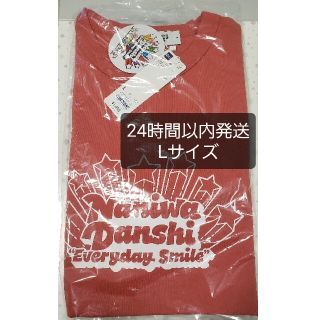 なにわ男子　GU コラボ　コットンクルーネックTシャツ　レッド　Lサイズ(アイドルグッズ)