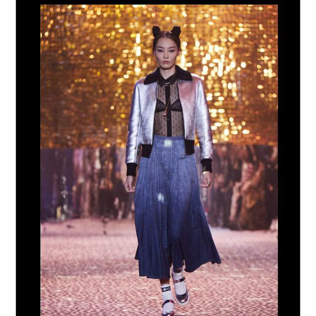 Christian Dior - 専用です。Christian Diorデニムプリーツスカートの Christian Dior - 専用です。Christian Diorデニムプリーツスカートの