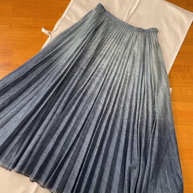 Christian Dior - 専用です。Christian Diorデニムプリーツスカートの Christian Dior - 専用です。Christian Diorデニムプリーツスカートの