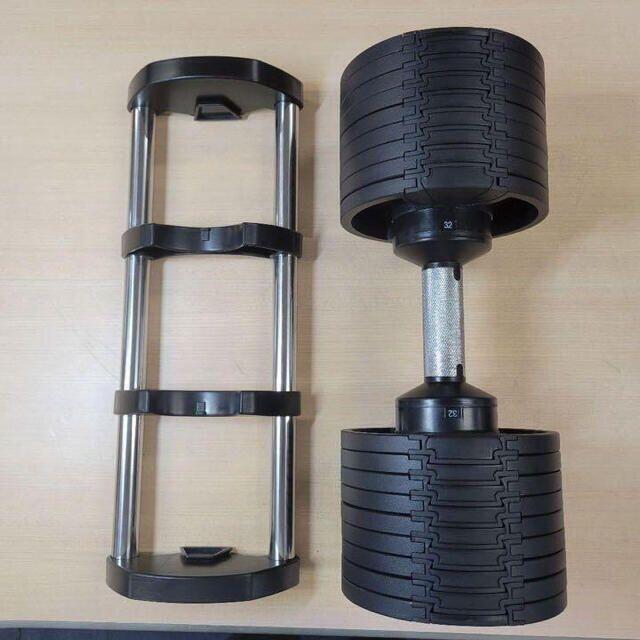 可変式ダンベル 32kg 2個セット 筋トレ器具 アジャスタブル | www