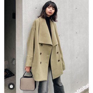 マウジー(moussy)の完売品今だけお安く！moussy BIG COLLAR PONCHO コート(ポンチョ)