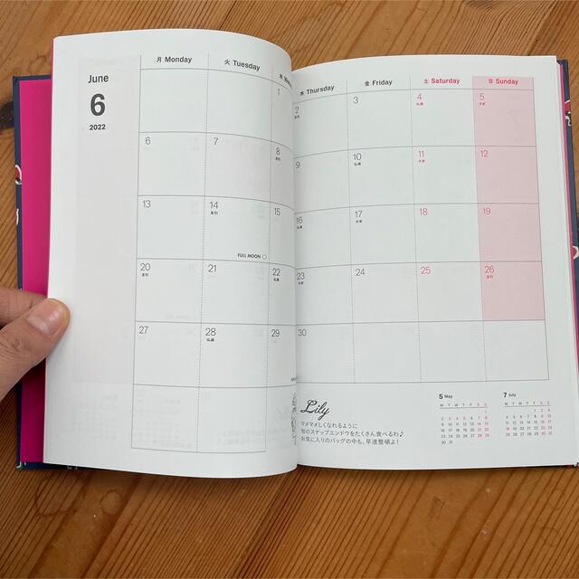 ELLE JAPONがMUVEILとコラボ！バーチカル手帳 2022 エンタメ/ホビーの雑誌(その他)の商品写真