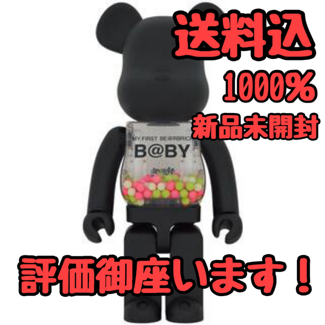 MEDICOM TOY(メディコムトイ)のMY FIRST BE@RBRICK B@BY MATT BLACK 1000％ エンタメ/ホビーのおもちゃ/ぬいぐるみ(キャラクターグッズ)の商品写真