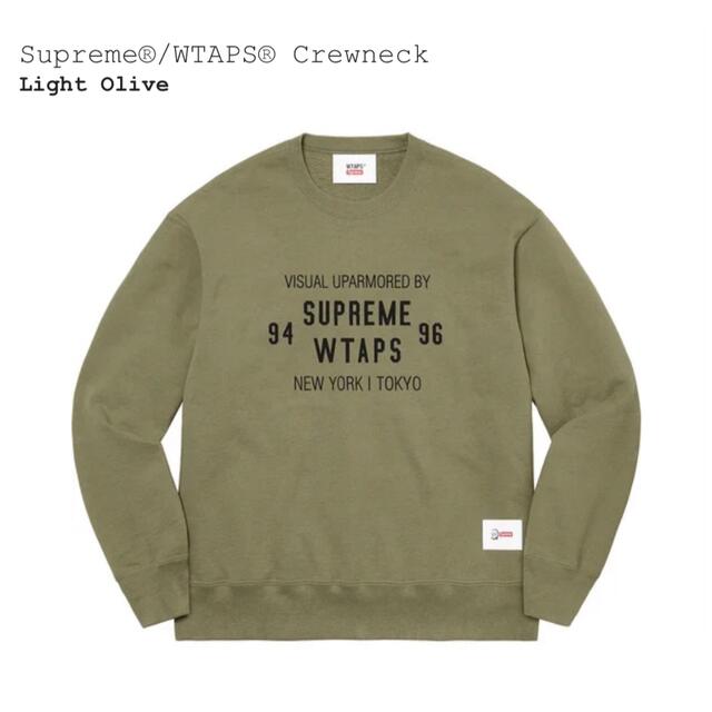 supreme wtaps crewneck Mサイズ　OLIVE