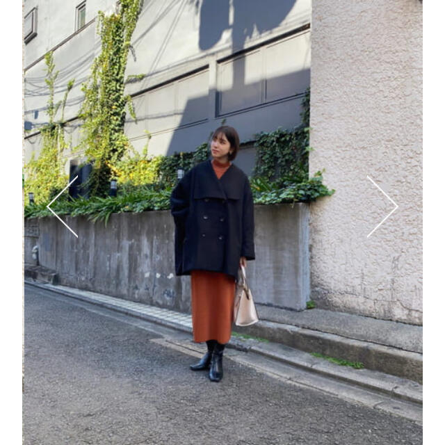 moussy - 完売品今だけお安く！moussy BIG COLLAR PONCHO コート黒の ...