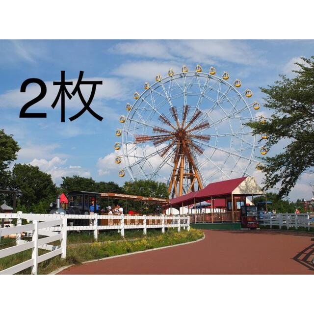 東武動物公園　フリーパス　2枚　ペア