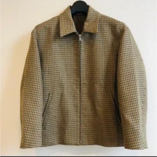 AURALEE オーラリー ガンクラブ チェック ブルゾン 17AW サイズ3