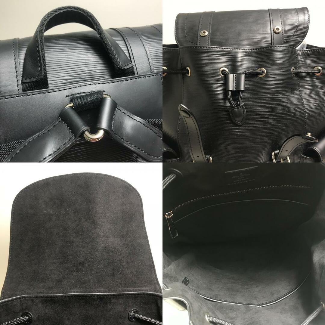 ルイヴィトン LOUIS VUITTON クリストファーPM M50159 エピ バックパック リュックサック エピレザー ブラック