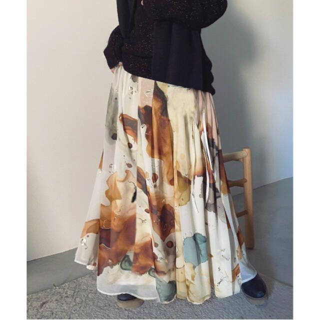 インクアートスカートUNDRESSED AMELIA INK ART SKIRT