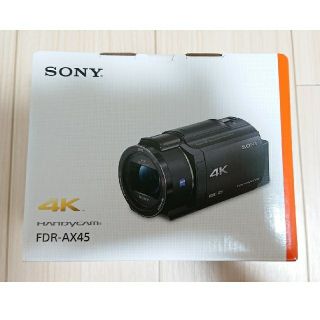 ソニー(SONY)のRYO様専用　SONY デジタル4KビデオカメラFDR-AX45 ブラック(ビデオカメラ)